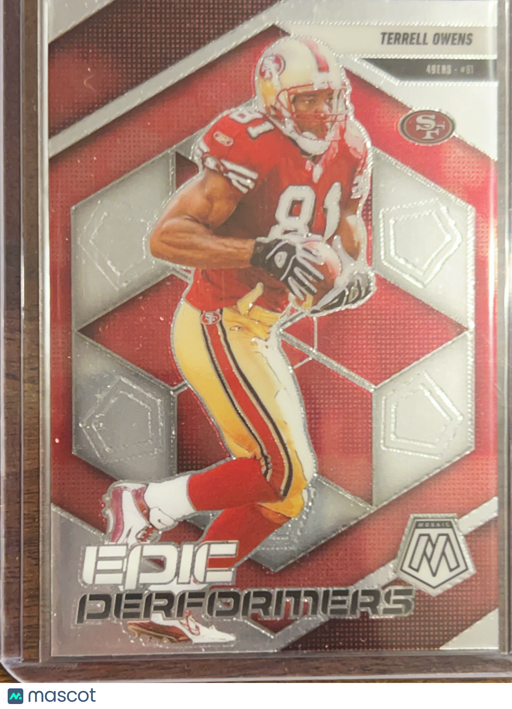 2025 Panini Mosaic Epic Performers Terrell Owens #18