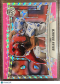 2025 Panini Mosaic Prizm Brian Branch #13 Pink Camo
