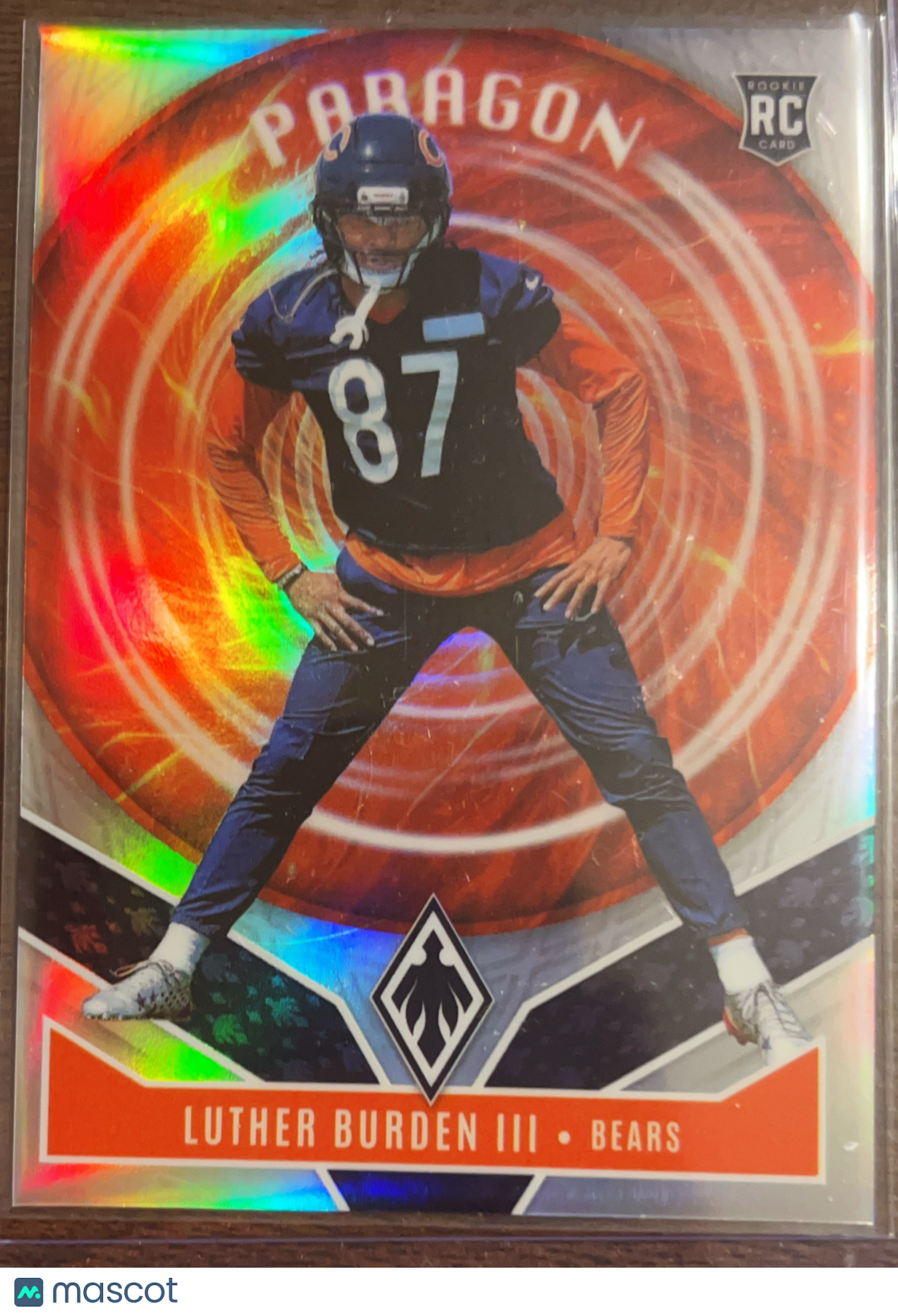 2025 Panini Phoenix Paragon Luther Burden III #15 Silver Prizm RC