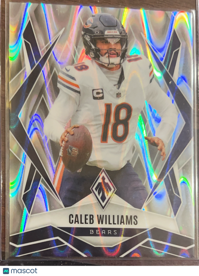 2025 Panini Phoenix Football Caleb Williams #11 Silver Prizm