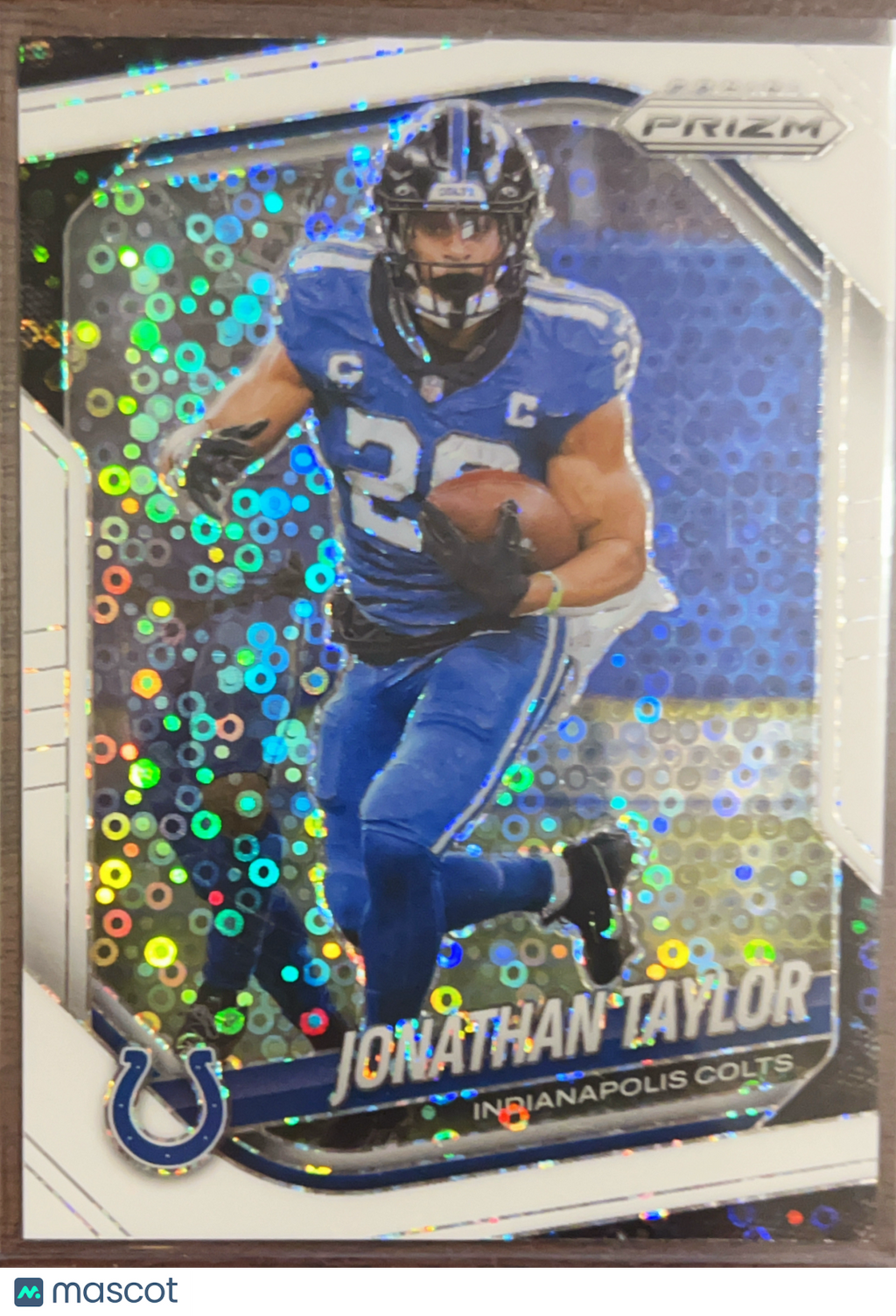 2025 Panini Prizm Football Jonathan Taylor #108 White Sparkle