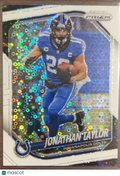 2025 Panini Prizm Football Jonathan Taylor #108 White Sparkle