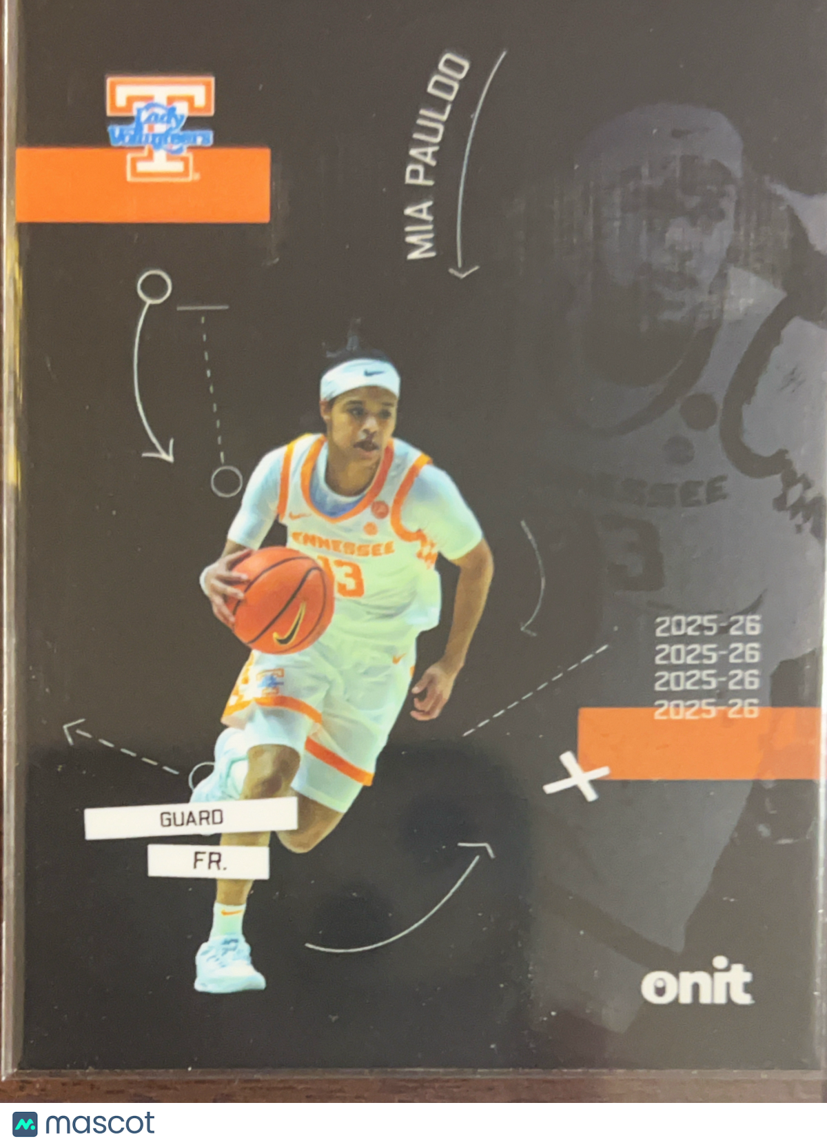 2025 ONIT Tennessee Lady Vols Mia Pauldo #SIL-3