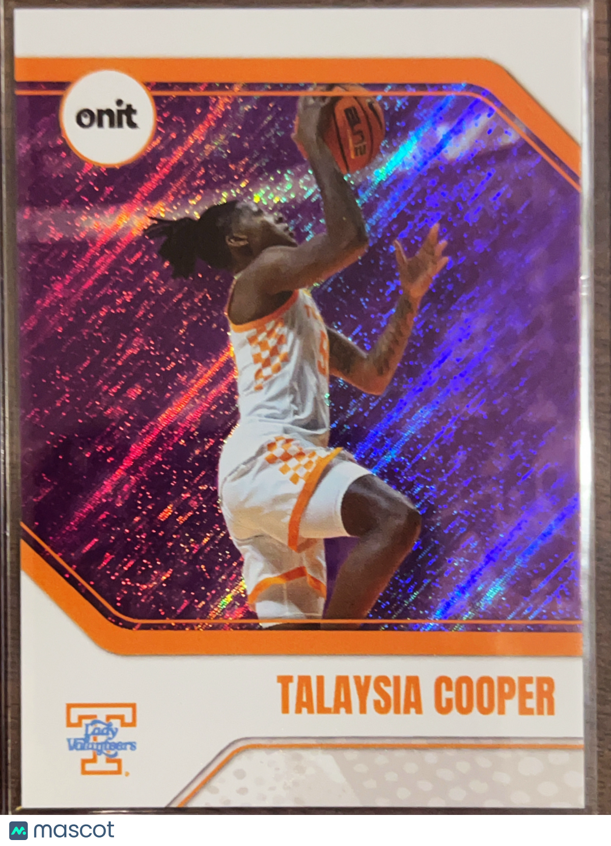 2025 ONIT Tennessee Lady Volunteers Talaysia Cooper #B-12 Purple Sparkle