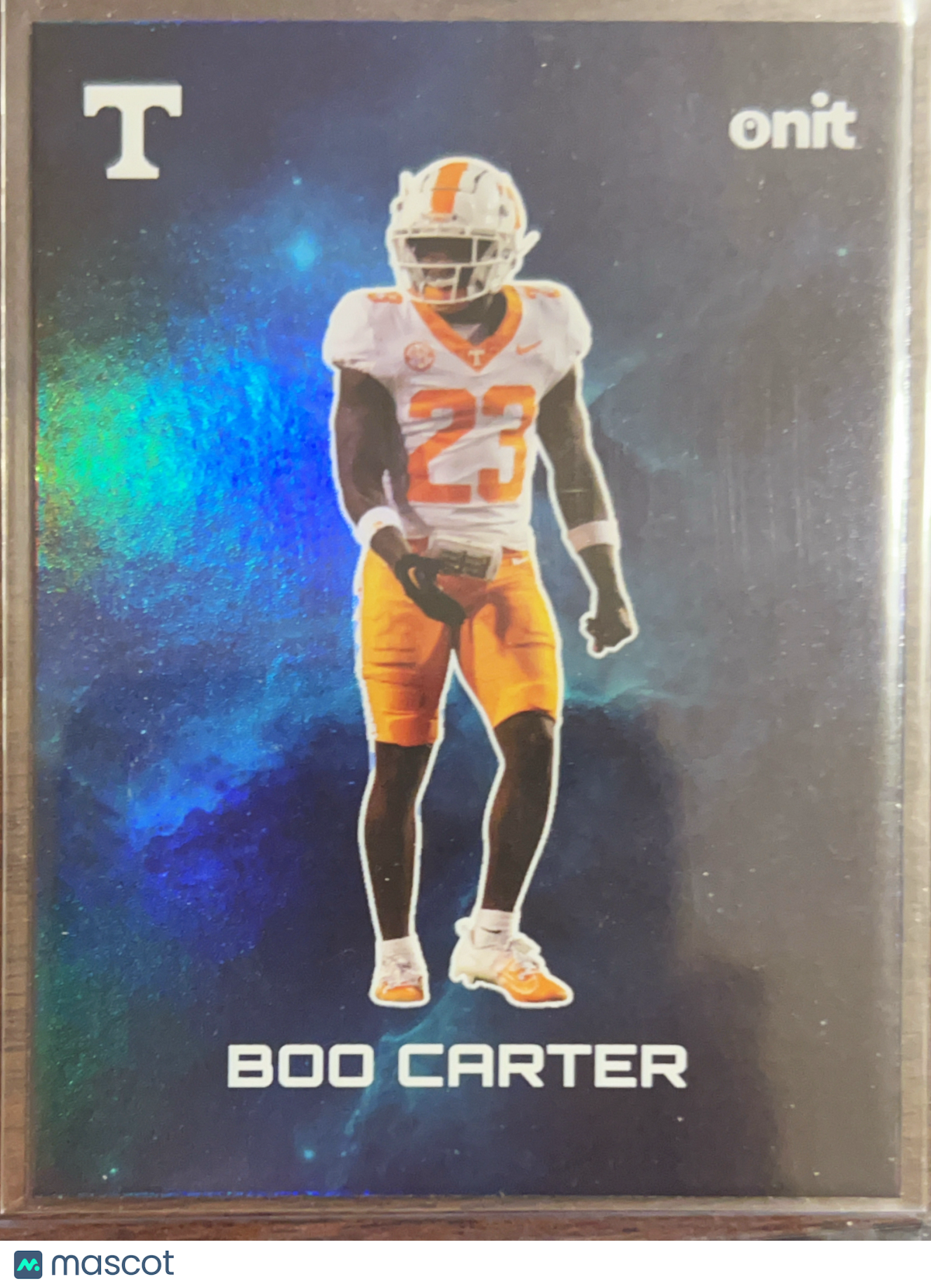 2023 Onit Tennessee Volunteers Boo Carter #G-5 Galaxy