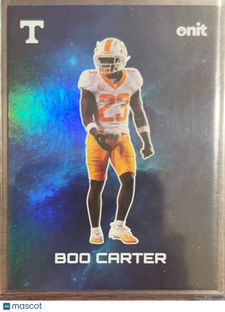 2023 Onit Tennessee Volunteers Boo Carter #G-5 Galaxy