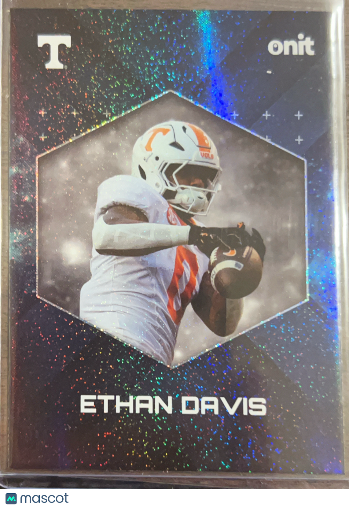 2023 Onit Tennessee Volunteers Ethan Davis #B-20 Blue Sparkle