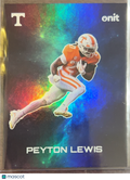 2025 Onit Tennessee Football Peyton Lewis #G-2 Galaxy