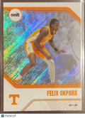 2025 ONIT Felix Okpara #B-8 Orange Sparkle /49