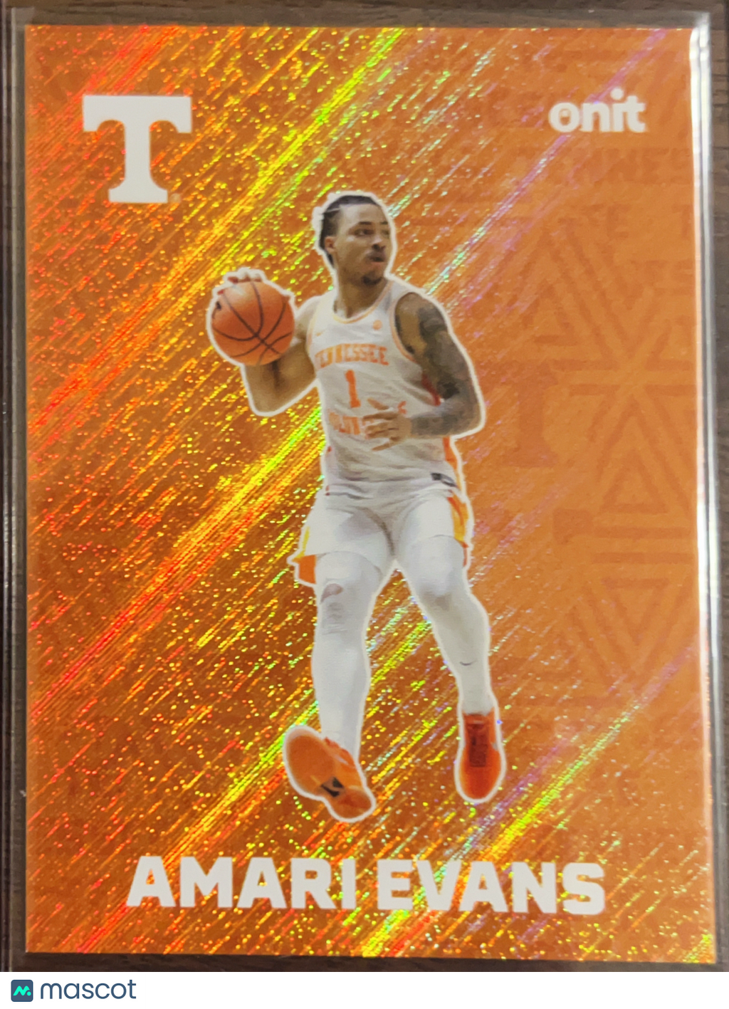 2025 ONIT Tennessee Basketball Amari Evans #F-2 Orange Shimmer