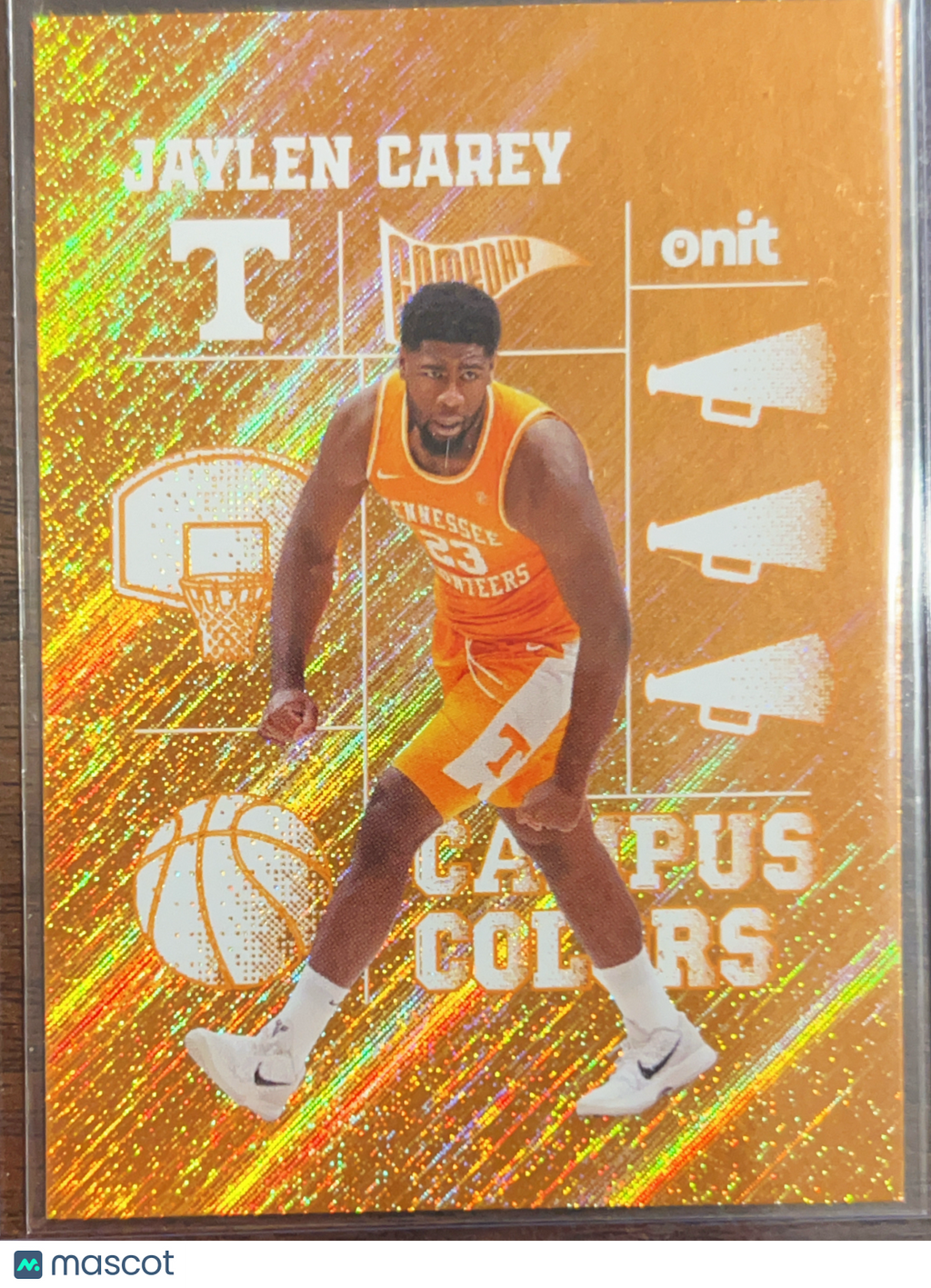 2025 ONIT Campus Colors Jaylen Carey #CC-6 Orange Shimmer