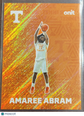 2025 ONIT Tennessee Basketball Amaree Abram #F-7 Orange Shimmer
