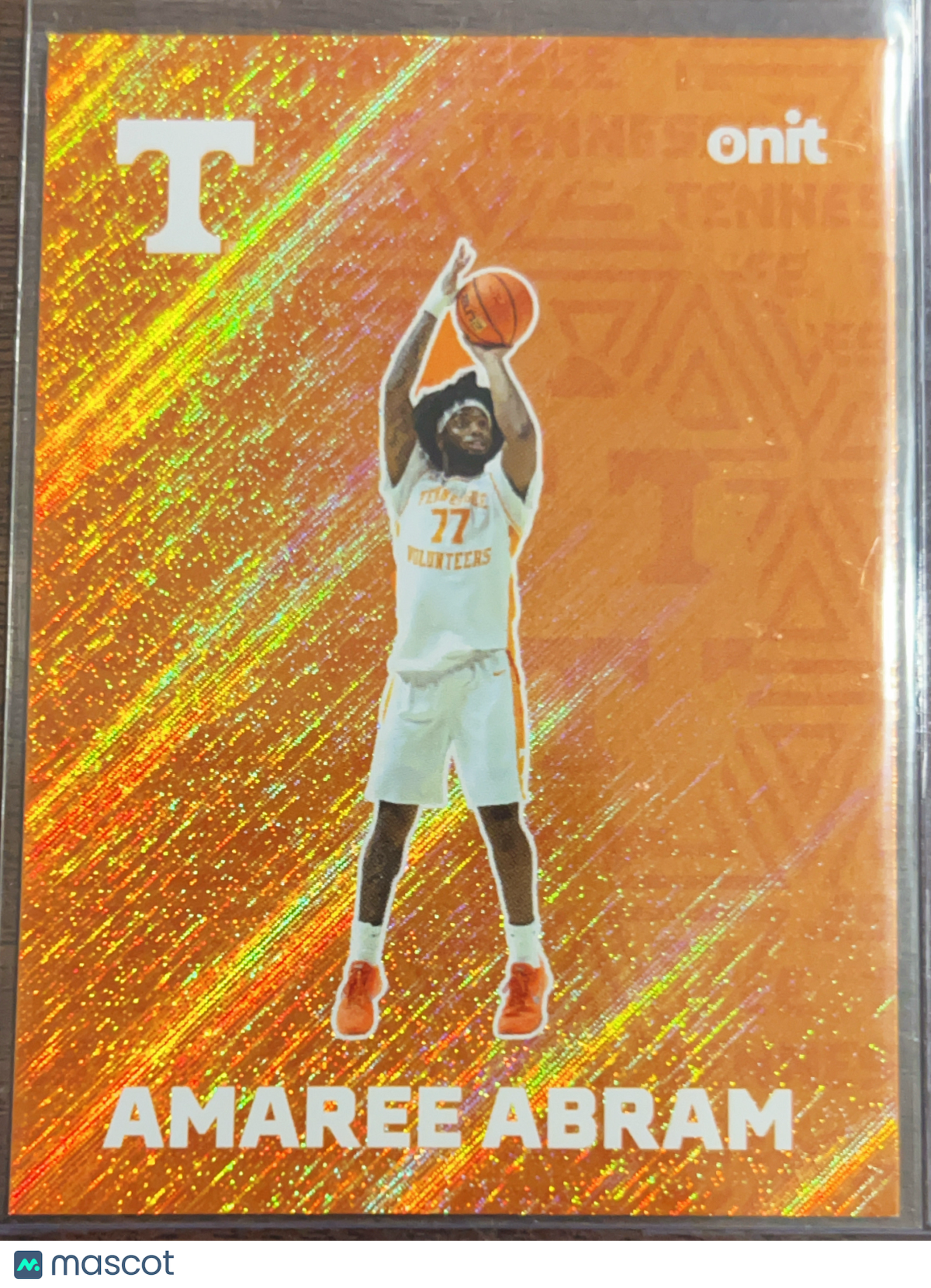 2025 ONIT Tennessee Basketball Amaree Abram #F-7 Orange Shimmer