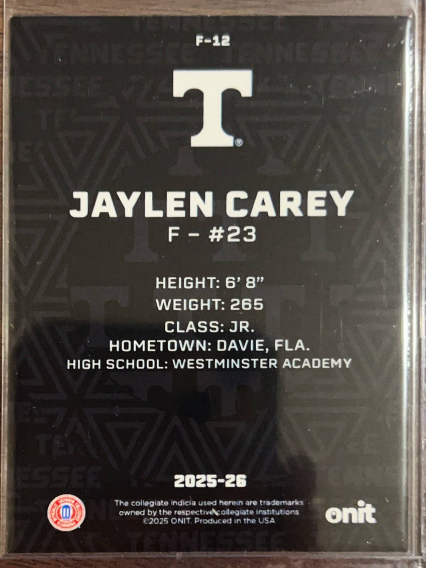 2025 ONIT Jaylen Carey #F-12
