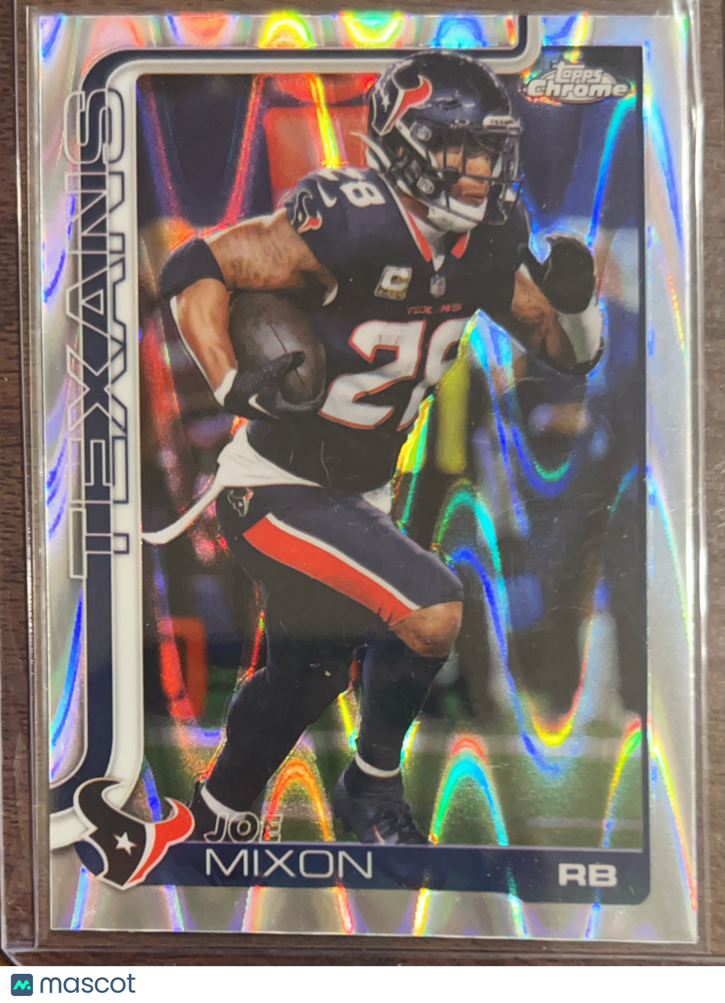 2025 Topps Chrome Joe Mixon #120 RayWave