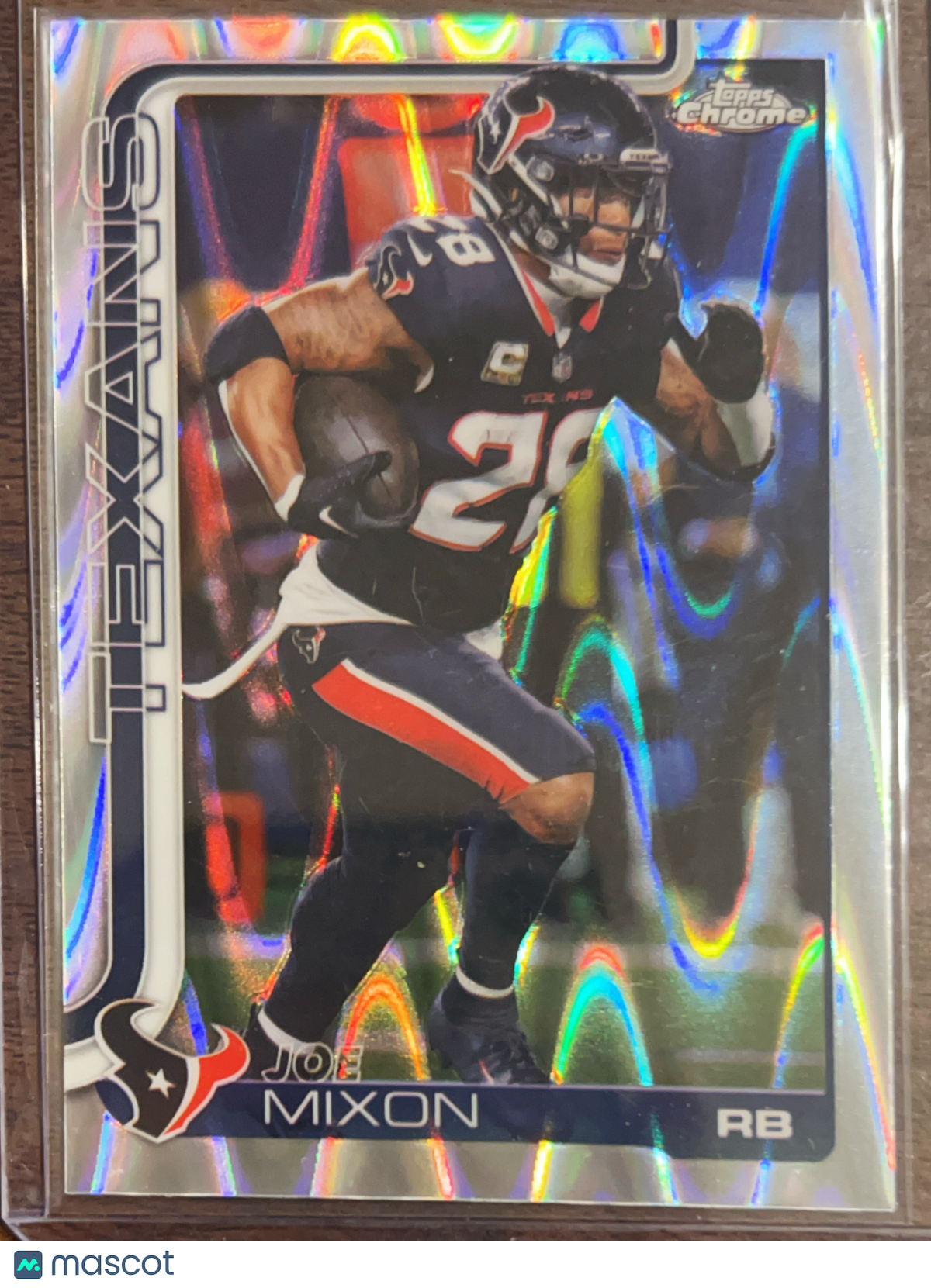 2025 Topps Chrome Joe Mixon #120 RayWave
