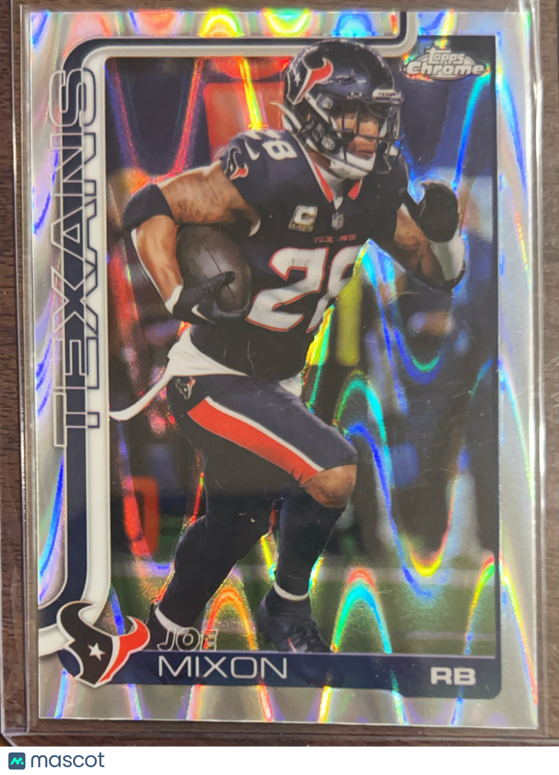 2025 Topps Chrome Joe Mixon #120 RayWave