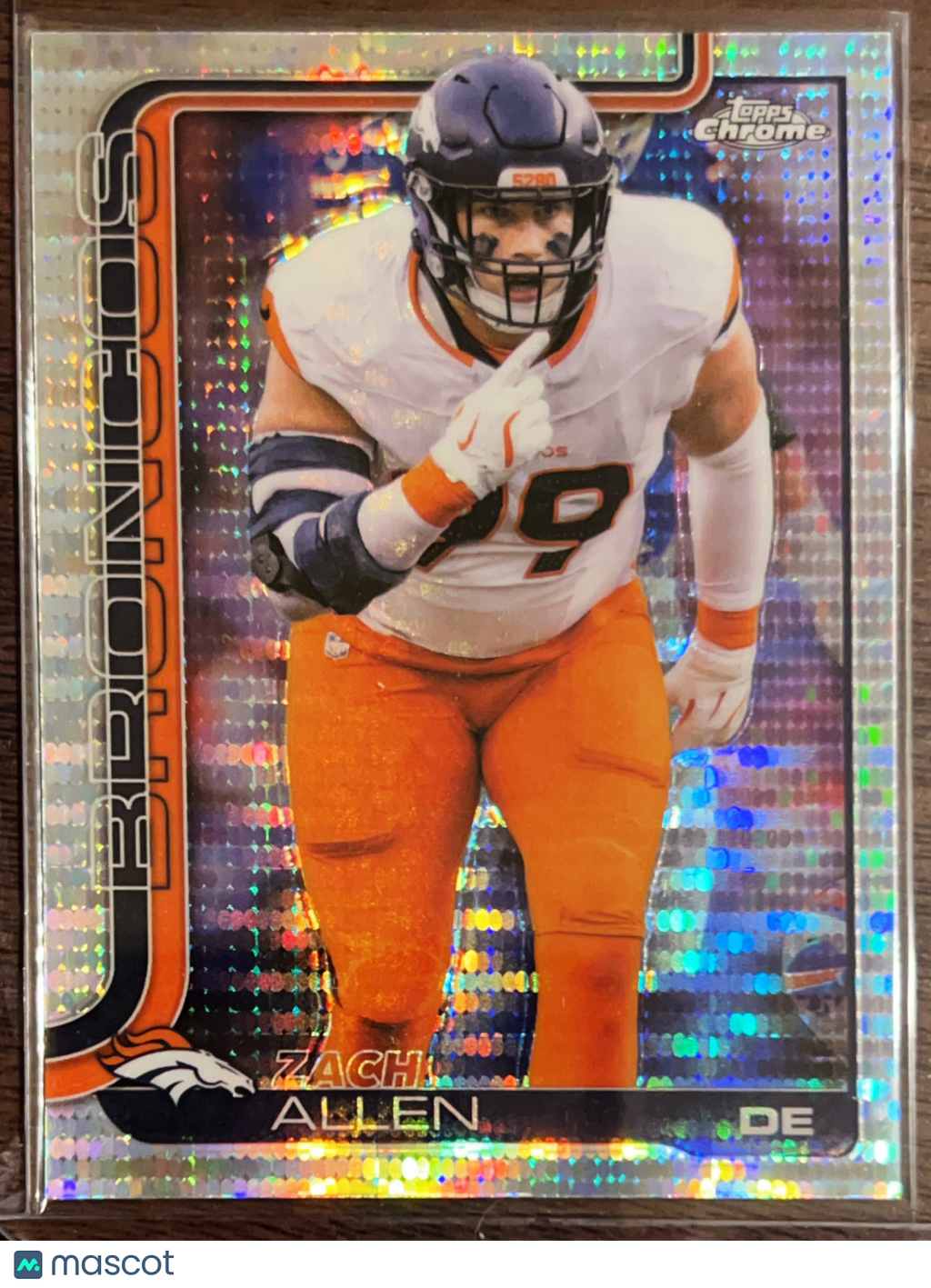 2024 Topps Chrome Zach Allen #95 Prizm
