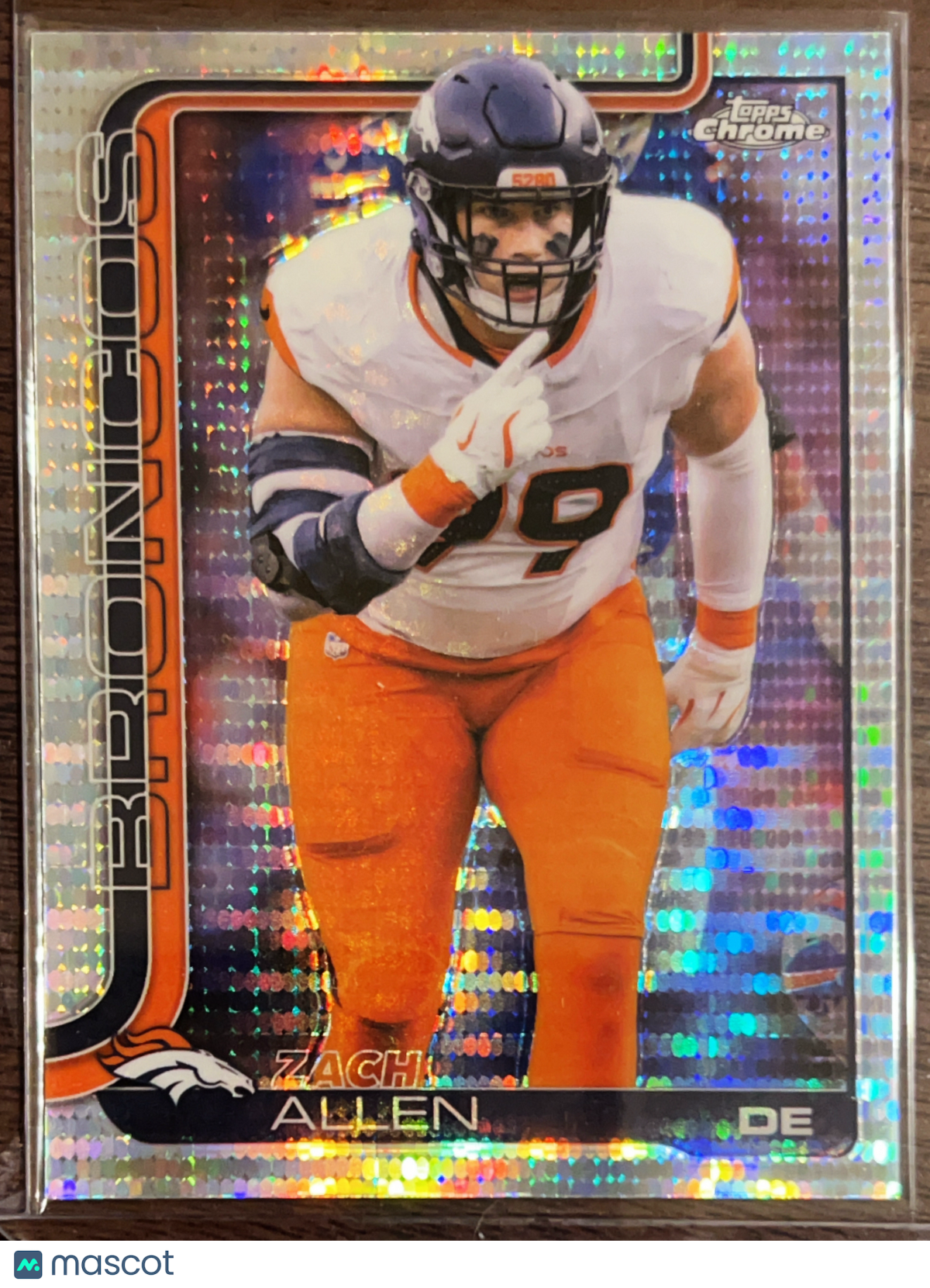 2024 Topps Chrome Zach Allen #95 Prizm