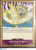 One Piece Adventure on Kamis Island Lightning Dragon Holofoil Event #OP15-077