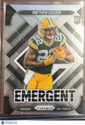 2025 Panini Prizm Emergent Matthew Golden #15 RC