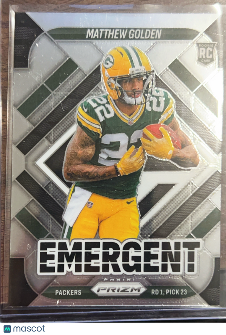 2025 Panini Prizm Emergent Matthew Golden #15 RC