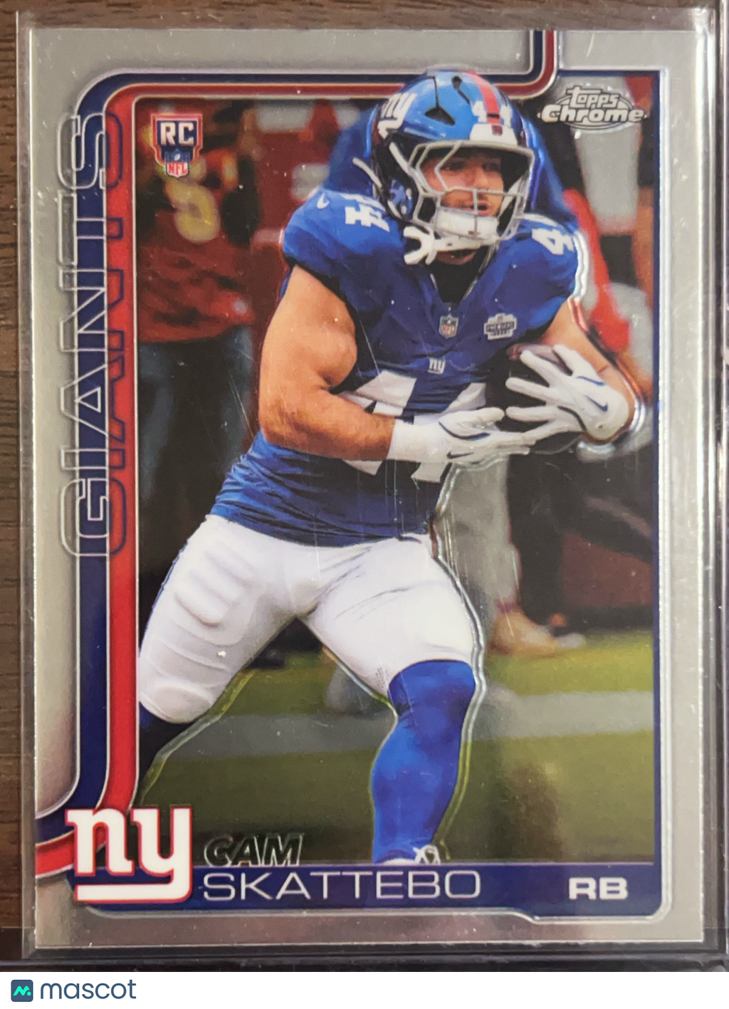 2025 Topps Chrome Cam Skattebo #331 RC