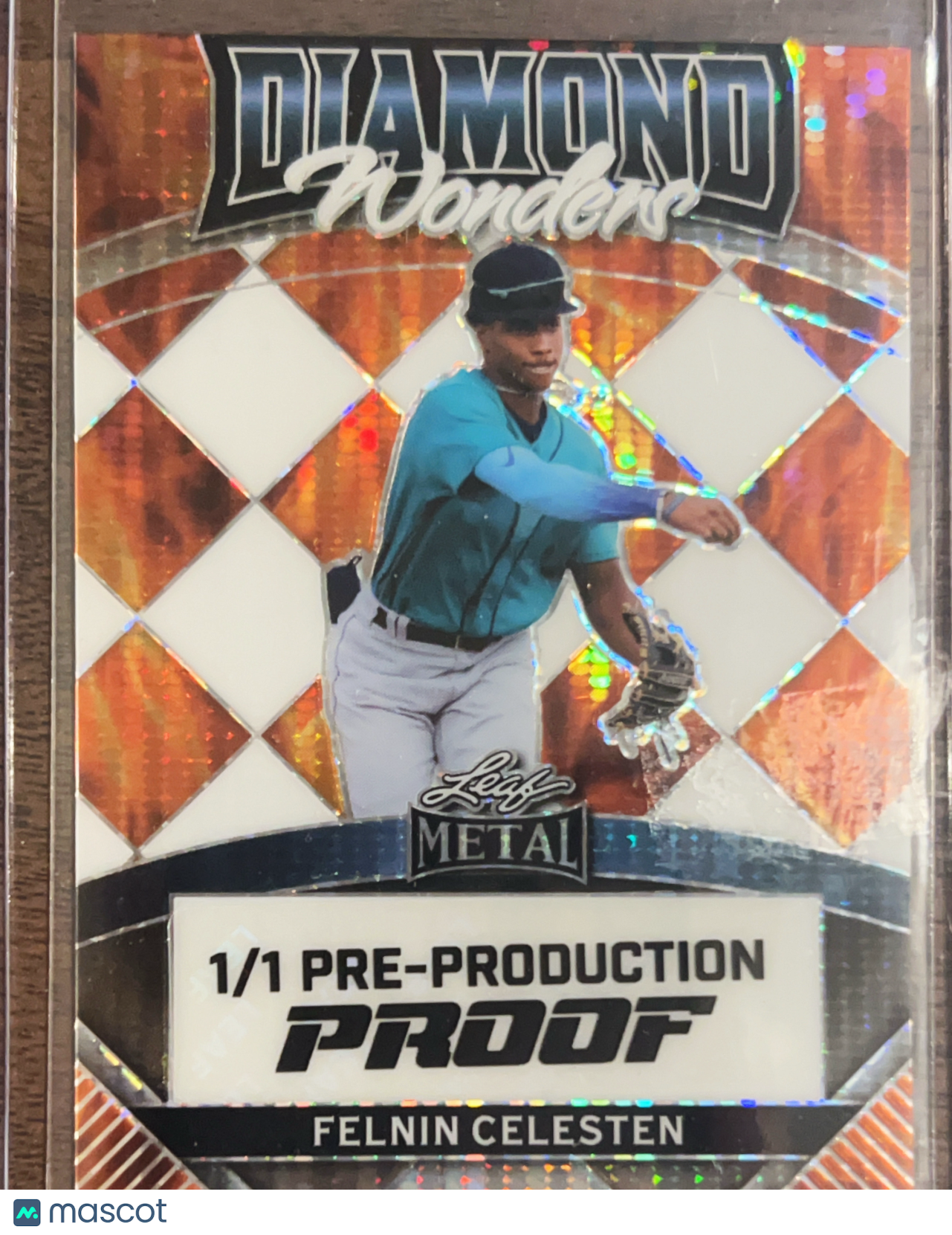 2023 Leaf Metal Diamond Wonders Felnin Celesten #DW-01 /1 Pre-Production Proof