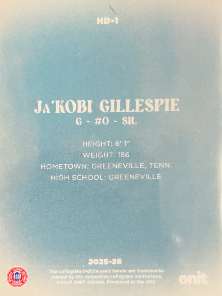 2025 ONIT Hoop Dreams Ja'Kobi Gillespie #HD-1 Holo