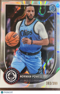 2025 Topps Bowman Chrome Norman Powell #BCV-192 Refractor /399