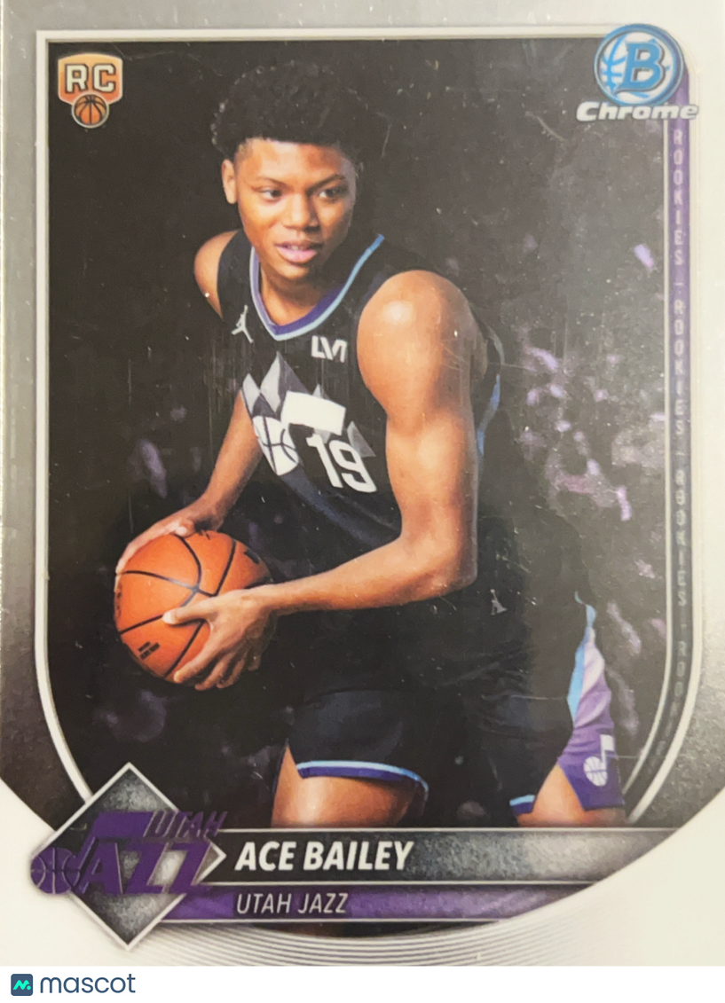 2025 Bowman Chrome Ace Bailey #BCV-5 RC