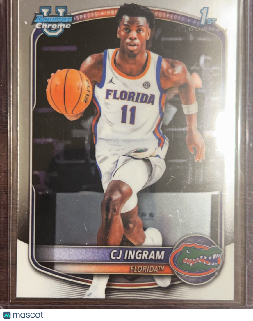 2025 Bowman Chrome University CJ Ingram #BCP-77