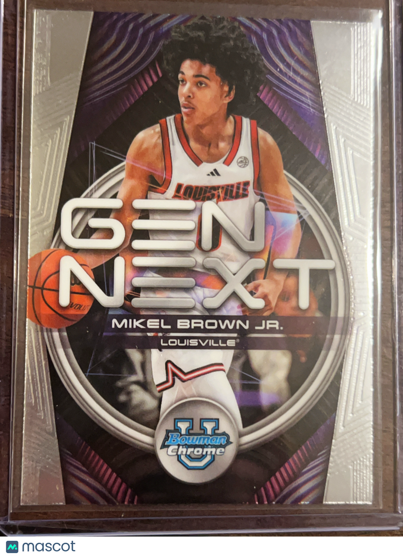 2025 Bowman Chrome University Gen Next Mikel Brown Jr. #GN-11
