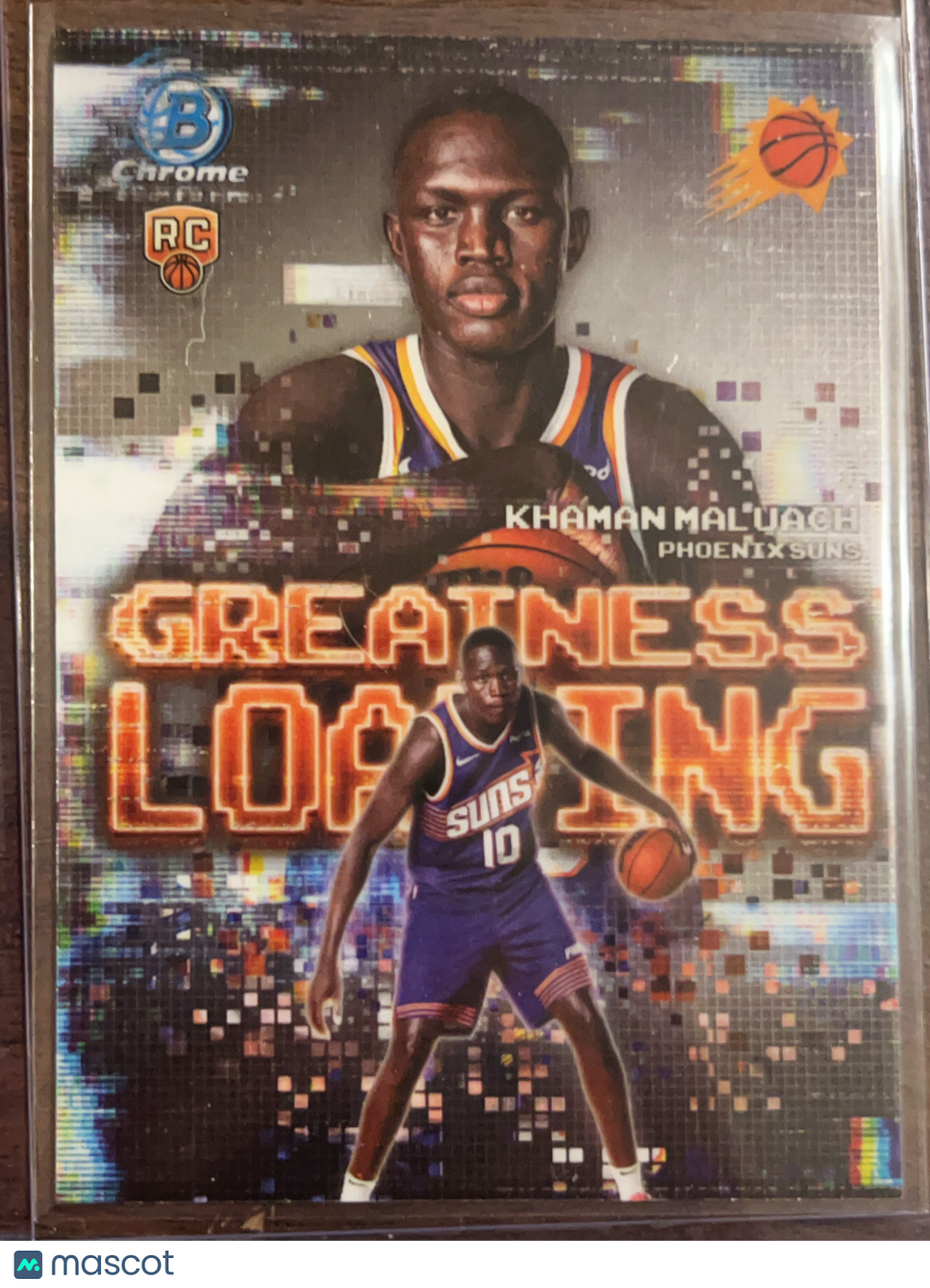 2025 Topps Bowman Chrome Greatness Loading Khaman Maluach #GL-10 RC