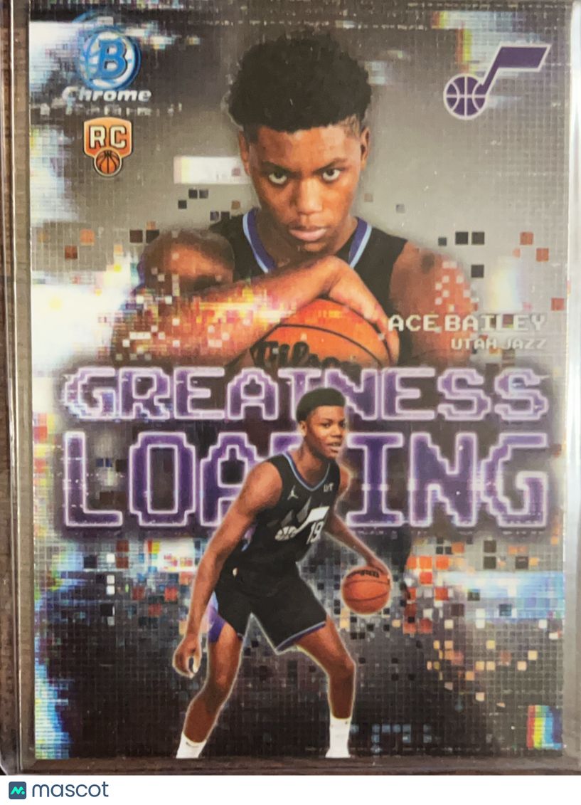 2025 Bowman Chrome Greatness Loading Ace Bailey #GL-5 RC