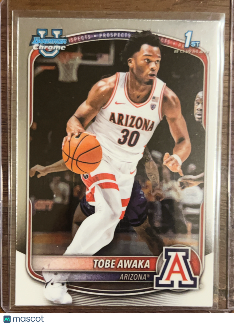 2025 Topps Bowman Chrome University Tobe Awaka #BCP-79 Refractor