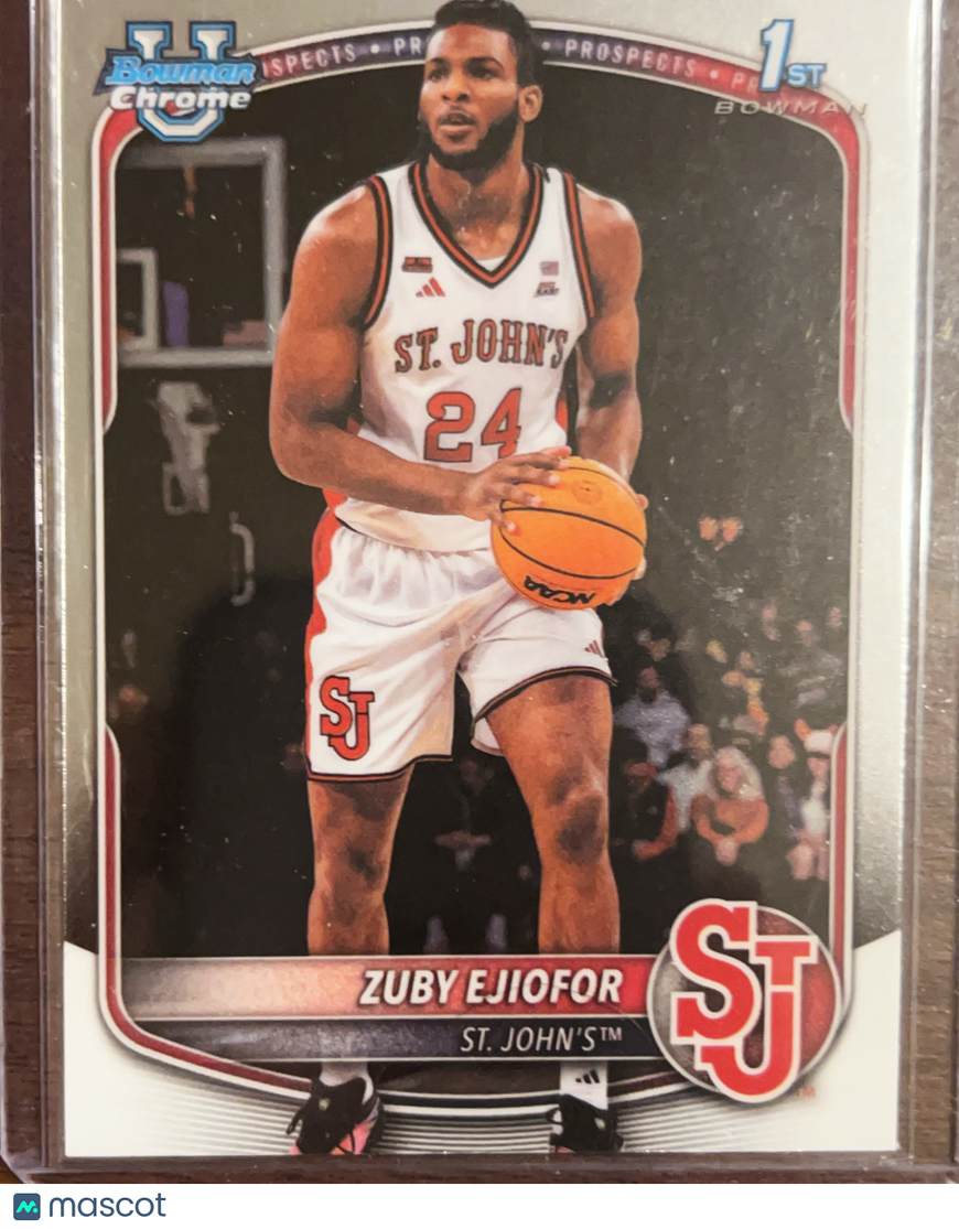 2023 2025 Bowman Chrome University Zuby Ejiofor #BCP-22 Refractor