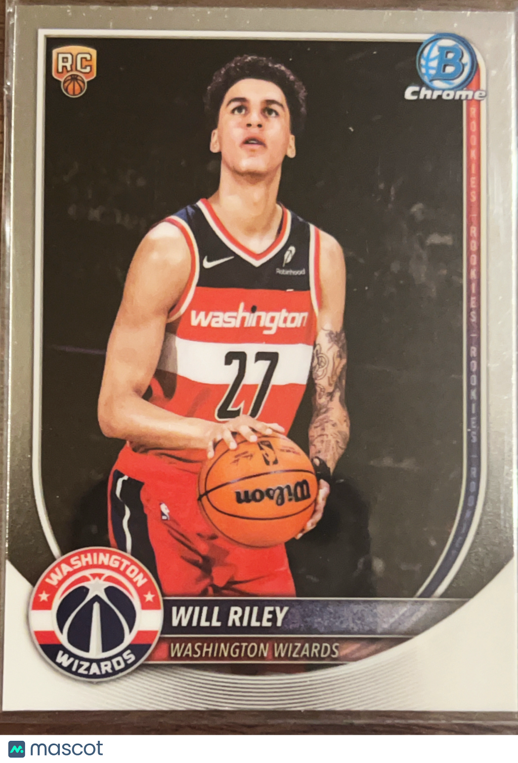 2025 Bowman Chrome Will Riley #BCV-21 RC