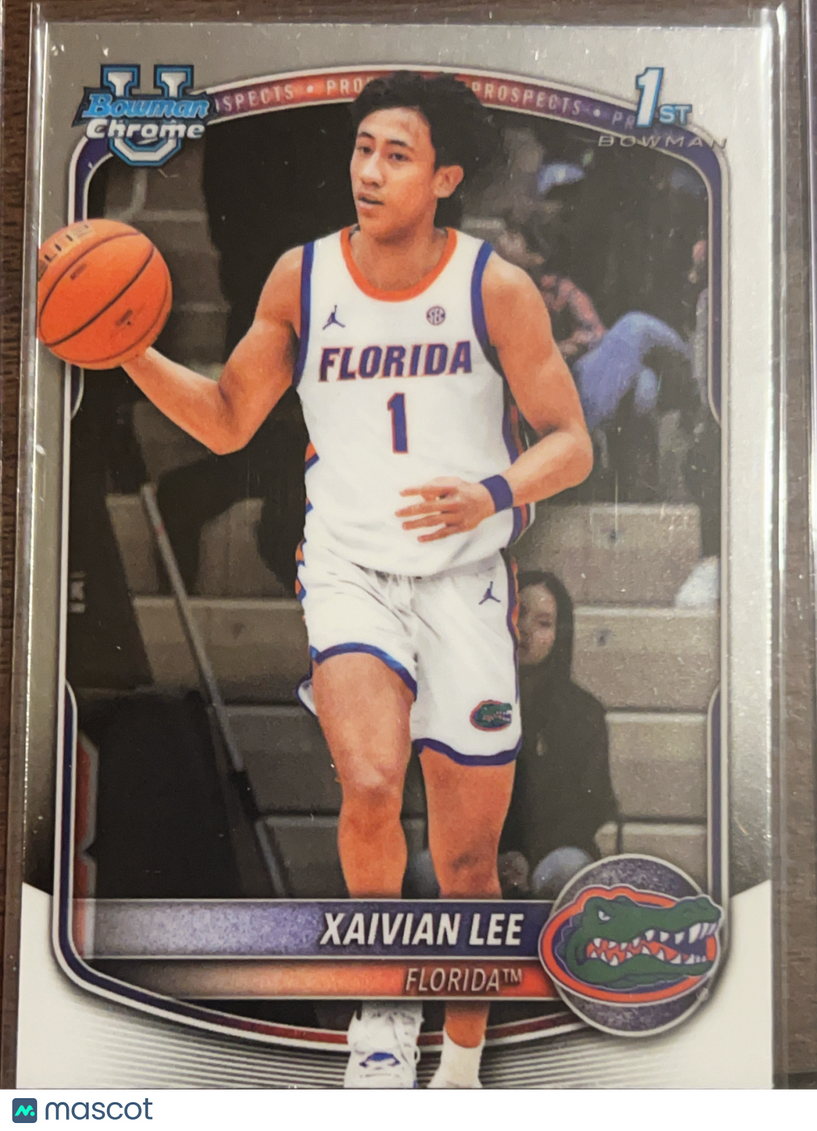 2025 Topps Bowman Chrome University Xaivian Lee #BCP-28