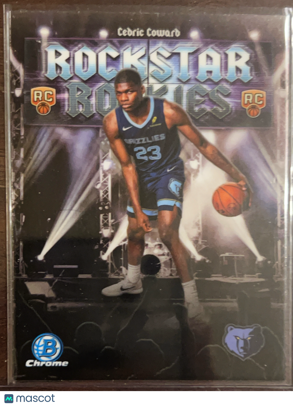 2025 Bowman Chrome Rockstar Rookies Cedric Coward #RR-11 RC