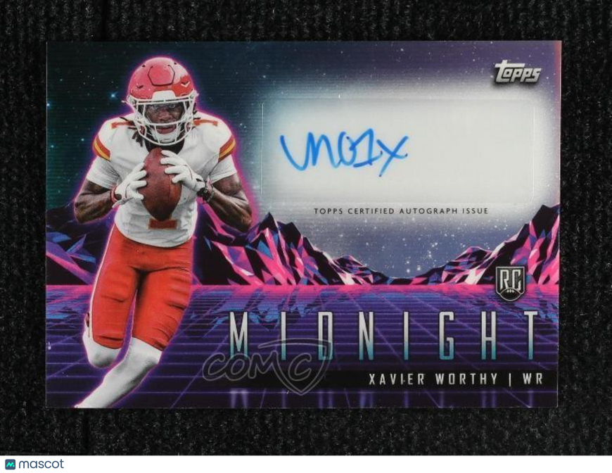 2024 Topps Midnight Midnight Xavier Worthy #RHS-XW RC