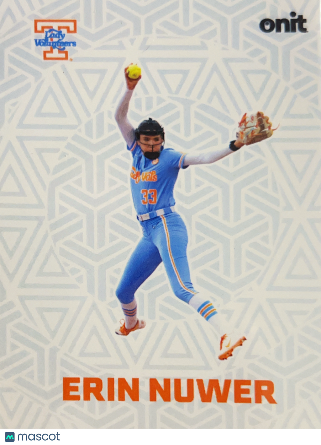 2026 ONIT Tennessee Lady Volunteers Erin Nuwer #F-11