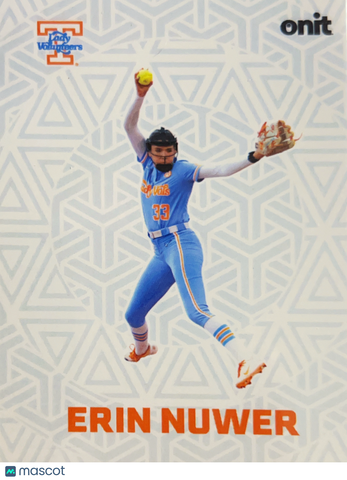 2026 ONIT Tennessee Lady Volunteers Erin Nuwer #F-11