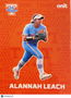 2026 ONIT Tennessee Lady Volunteers Softball Alannah Leach #F-1