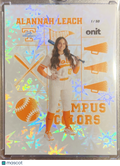 2026 ONIT Campus Colors Alannah Leach #CC-8 Shattered Ice 1/50 Bookend