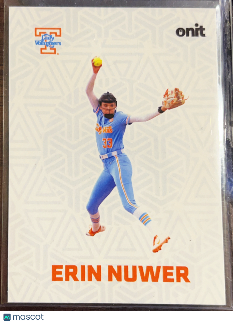 2026 ONIT Tennessee Lady Volunteers Erin Nuwer #F-11