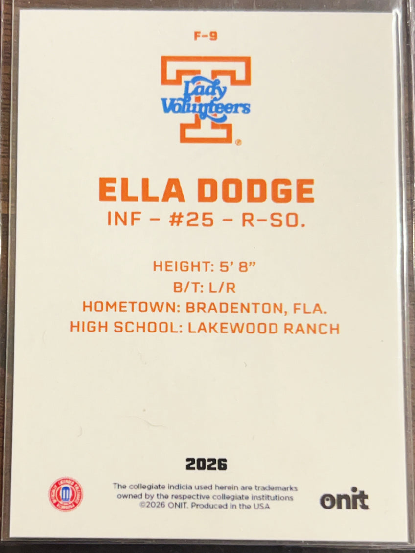 2026 ONIT Ella Dodge #F-9