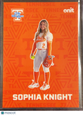 2026 ONIT Tennessee Lady Volunteers Sophia Knight #F-7