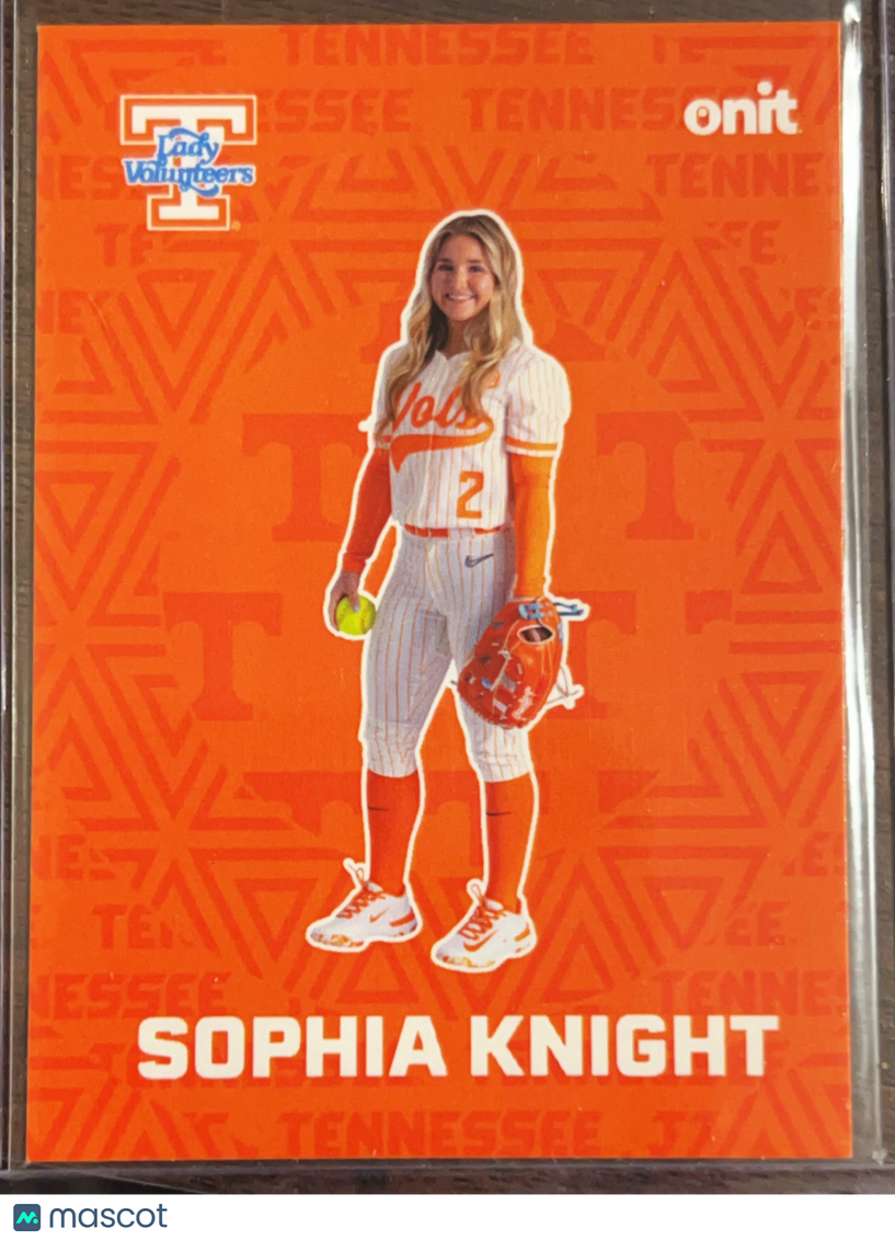 2026 ONIT Tennessee Lady Volunteers Sophia Knight #F-7