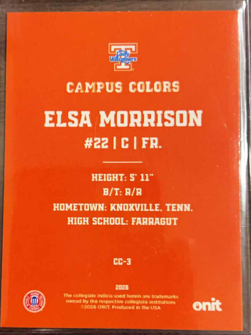 2026 ONIT Campus Colors Elsa Morrison #CC-3